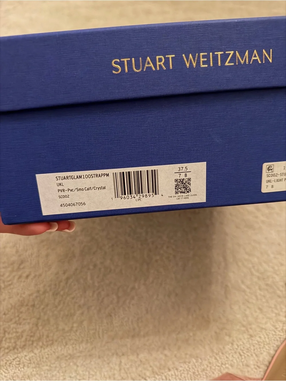 Stuart Weitzman Pink Crystal-Strap Pointed Stiletto Pumps